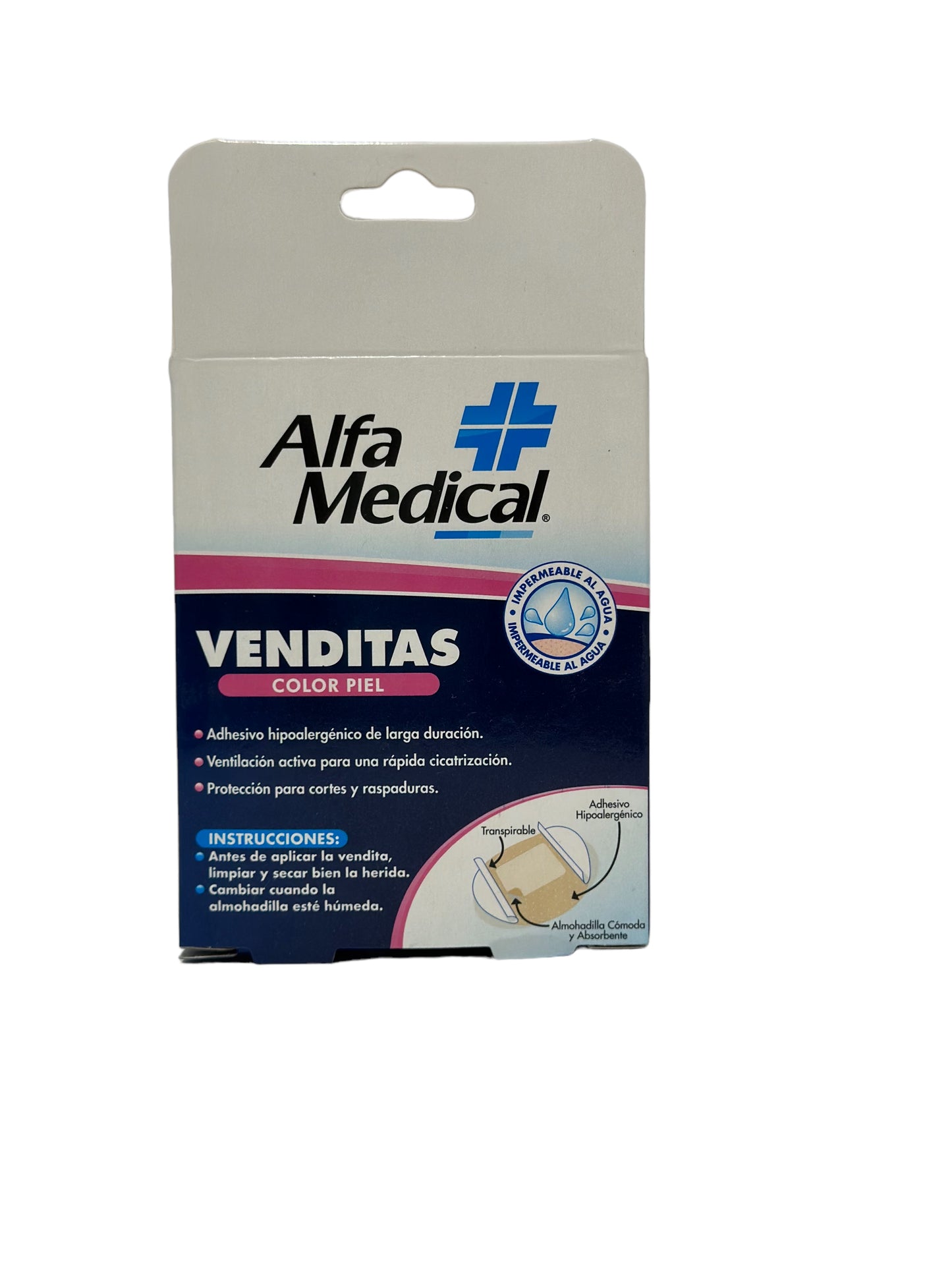 Caja de Curitas Alfa Medical 100 pz